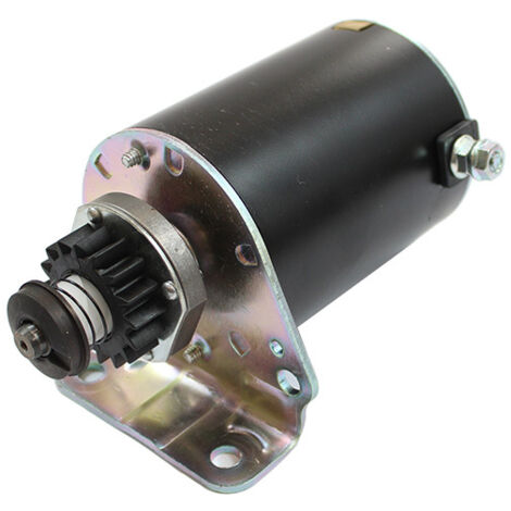 Démarreur moteur Briggs et Stratton – Pignon plastique 16 dents – Longueur 108mm – Compatible modèles 499521, 795121, 497401
