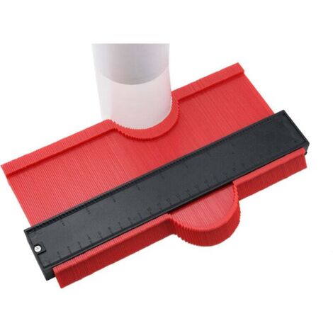 Jauge de contour verrouillable en métal – Copieur de forme ultra précis – Réglage de flexibilité intégré – Outil de mesure pour parquet et carrelage