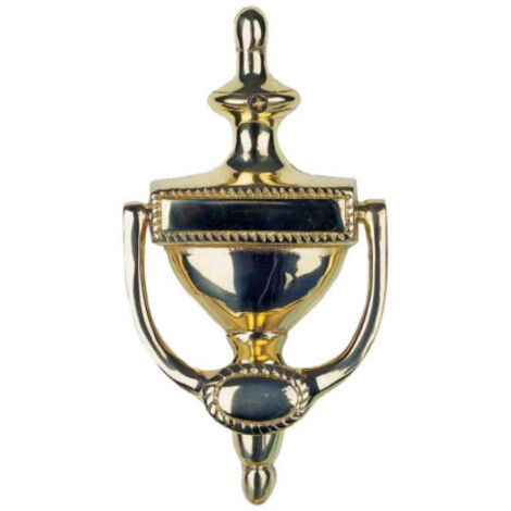 Heurtoir Victorien B – finition titane PVD – Largeur 98mm – Design élégant pour portes d'entrée modernes (1/2)