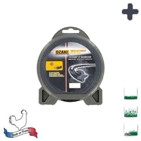 Fil Nylon Hélicoïdal Ozaki Twisted Power Silent Line, ø: 2,4mm, L: 88m. (1/2)