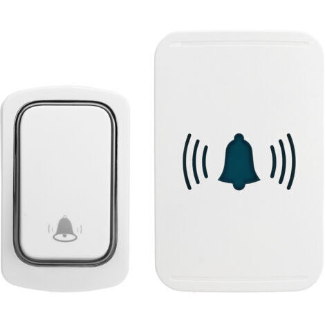 Sonnette intelligente WiFi IP54 étanche 5 niveaux Volume 2.4G WIFI LED sonnette sans fil (1/5)