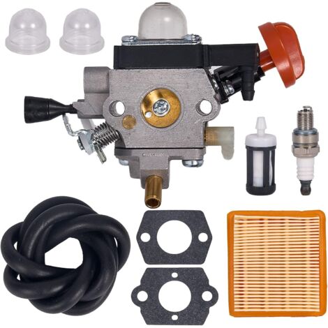 4180-120-0615 Carburateur FS91 pour Stihl FS91 FS91R FS111 FS89 HT102 HT103 FC91 FC96 KM91 KM91R KM111 FC111 Débroussailleuse - avec kit de filtre à air (1/5)