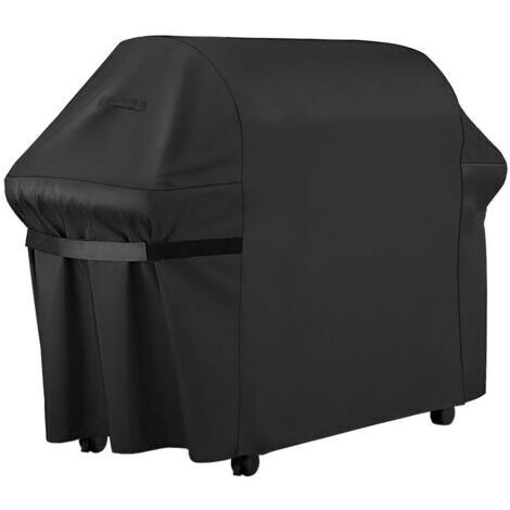 Housse de protection pour barbecue d'extérieur, imperméable et résistante aux UV, bâche noire, 145 x 61 x 117 cm (1/5)
