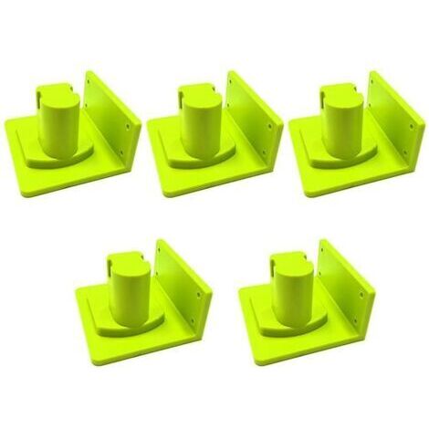 Support de stockage de machine à montage mural 5pcs pour outil de batterie Ryobi 18v One + (1/5)