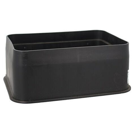 Réhausse pour regard rectangle 12 pouces – Protection arrosage – Longueur 40 cm – Hauteur 17 cm – Largeur 27 cm (1/4)