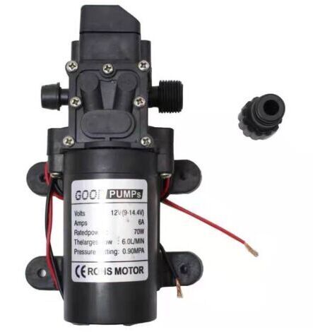 Pompe d'Extraction d'Huile Électrique, 12V 60W 6L/min Mini Pompe à Huile Auto-Amorçante Pompe de Transfert de Liquide avec Tuyaux pour Voiture Bateau Industrie (1/3)