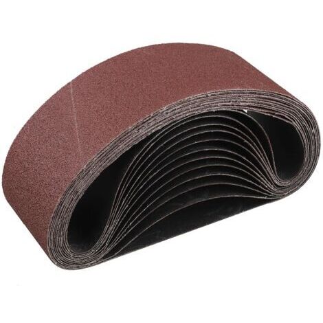LaBlanc - Bande Abrasive 75x 533 mm,12PCS 80 grain Ensemble de Bandes Abrasives (1/5)