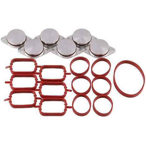 Kit de 6 bouchons 33mm pour valve d'annulation galerie admission d'air – Aluminium usiné CNC – Compatible moteurs BMW M57 (1/5)