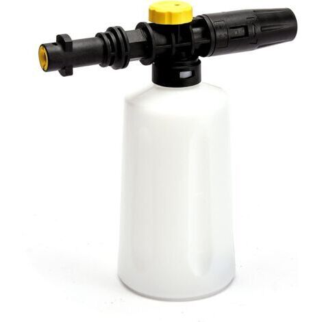 Canon à Mousse pour kärcher K2 K3 K4 K5 K6 K7, 750ML Pistolet à Mousse, Buse réglable Lance De Mousse De Neige Accessoire pour Karcher K2-K7 Nettoyeurs Haute Pression (1/5)