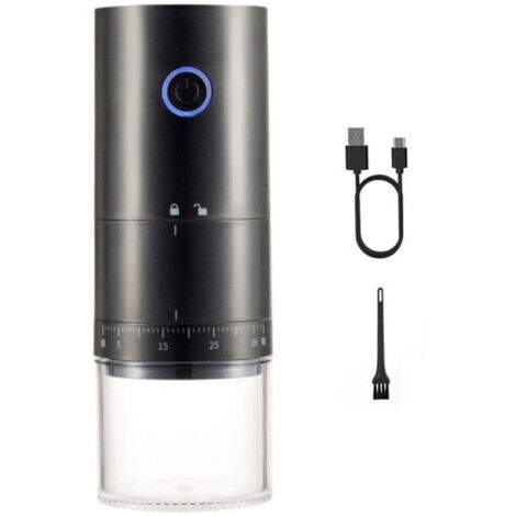 Premier moulin à café rechargeable avec fonction de mouture pendant la charge, performances de mouture 1,7 fois plus rapides avec 38 réglages externes, broyeur en céramique et batterie 2000 mAh, porta (1/5)