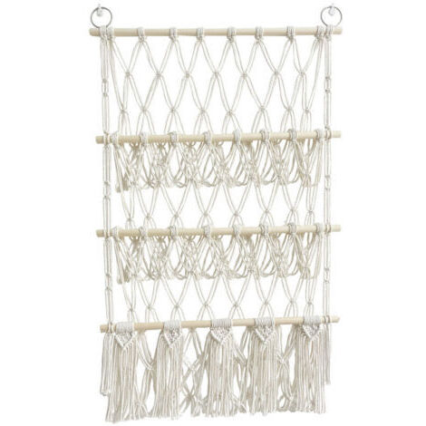 Rangement de jouets en peluche, organisateur suspendu pour chambre d'enfant, hamac, corde en coton tissée à la main, organisateur suspendu pour chambre d'enfant, salle de jeux (1/5)