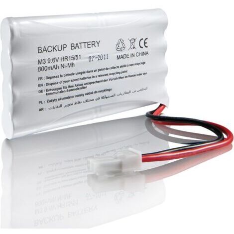2400720 - Batterie de Secours pour Moteur de Portail et/ou Porte de Garage Compatible Moteurs Freevia, GDK, SGA et SGS (1/3)