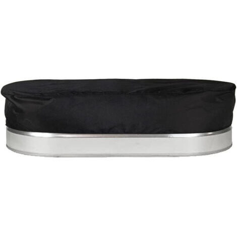 Couverture De Piscine Ovale, Couvertures Solaires pour Piscines Hors Sol, Couverture De Piscine, Couverture de piscine ovale de4ft pour hors sol, noir (1/4)