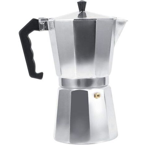 Cafetière , Cafetière Italienne Moka en Aluminium Tasses Pot café Moka pour Cuisinière, Bureau, Domicile.(450ML) (1/5)