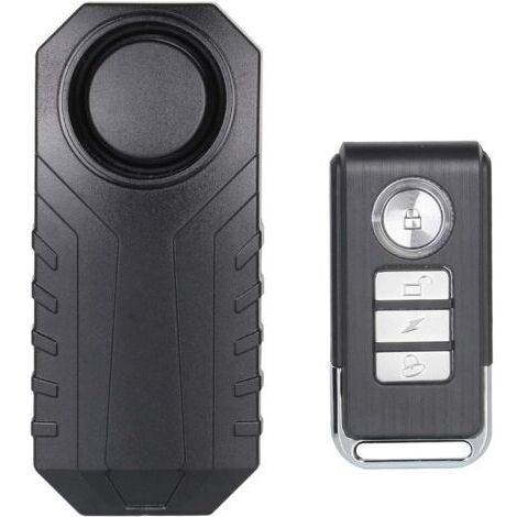 Ahlsen Alarme Vélo, Antivol pour Véhicules Moto Moto avec Télécommande, 113 DB Super Fort (Pack De 1) (1/5)