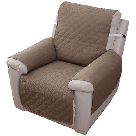 Ahlsen Housse Fauteuil Relax 1 Place, Housse de Canapé Protecteur Inclinable Imperméable pour Chambre (Kaki 55×200) (1/5)