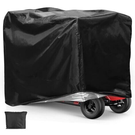 Housse imperméable pour scooter de mobilité - 210D Oxford - Pour fauteuil roulant - Housse de pluie imperméable et résistante (140 x 66 x 91 cm) (1/5)