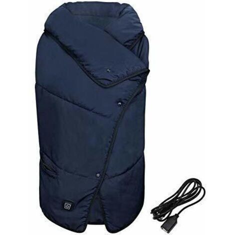 Ahlsen Couverture chauffante électrique Multi-fonction USB portable Couverture de camping de voyage (ne pas inclure la batterie) (1/5)