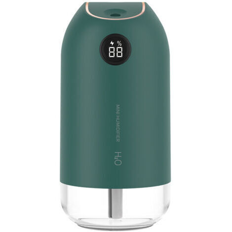Ahlsen Humidificateur d'air 500ML, humidificateur d'air à ultrasons silencieux pour bébé, éteint automatiquement l'humidificateur d'air domestique, utilisé pour le yoga dans la chambre et le bureau, a (1/5)