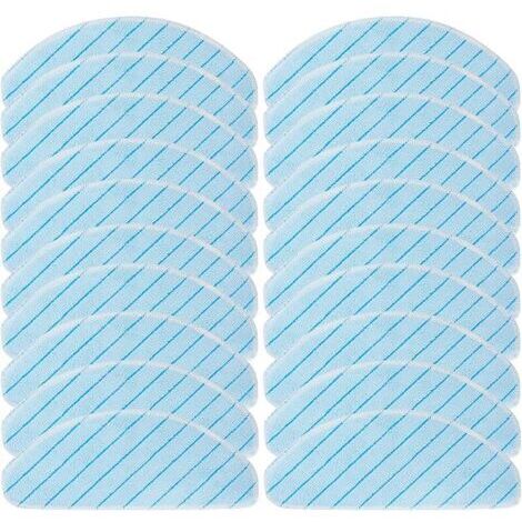 FOREHILL Lot de 20 chiffons de nettoyage lavables pour Ecovacs Deebot T9 AIVI T9 Modèle T9 Series (1/4)