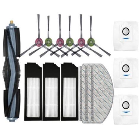 pour Aspirateur Robot Ecovacs X1 plus Brosse LatéRale Principale Filtre Hepa Sac à PoussièRe pour Vadrouille ACCESSOIRE (1/4)