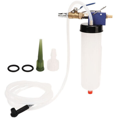 FOREHILL Outil de changement de liquide de frein pneumatique Outil de remplacement de changement d'huile de direction assistée très efficace, fiable et facile à utiliser pour voiture et moto (1/4)