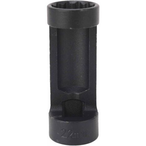 FOREHILL Douille pour écrou de jambe de force haute résistance efficace 12 points 81 mm Outil de démontage de jambe de force de suspension universel pour voitures 22 mm/0,9 po (1/4)