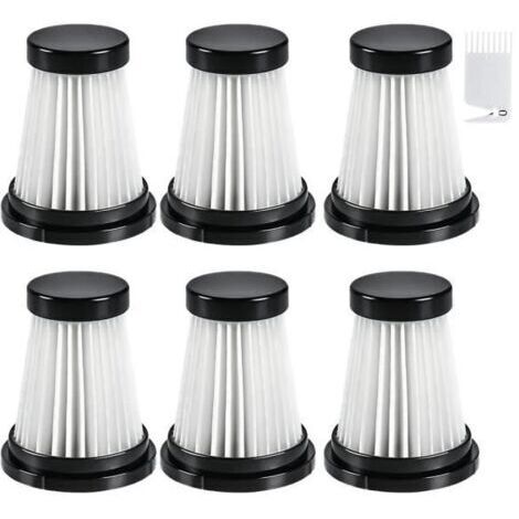 6 Filtres HEPA pour Aspirateur Moosoo K12 - K12 Pro - K13 et Aspirateur à Main Genius Invictus One 1.0-2.0 ACCESSOIRE D’ASPIRATEUR (1/4)