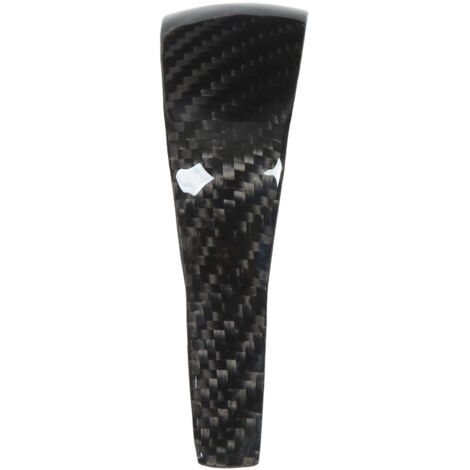 FOREHILL Couvercle de pommeau de levier de vitesse en fibre de carbone, garniture de pommeau de levier de vitesse intérieur noir brillant de remplacement pour Cayenne 958 2011-17 (1/5)