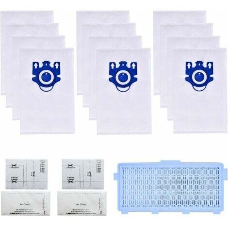 FOREHILL Sacs d'Aspirateur HEPA Filtre pour Miele GN Hyclean 3D Efficiency Complete C2 C3 Compact C1 C2 S5000 S8000 Sac Pièces de Rechange (1/4)