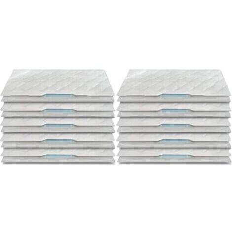 FOREHILL Lingettes pratiques pour robot balayeur, pièce de rechange pour robot de balayage, serpillères en microfibre, lot de chiffons en m (1/4)