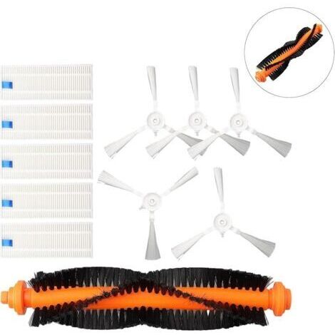 FOREHILL Kit de 16 brosses principales/latérales et de filtre pour X-plorer Serie 50, pour aspirateur robot X-plorer Serie 40 Total Care Co (1/4)