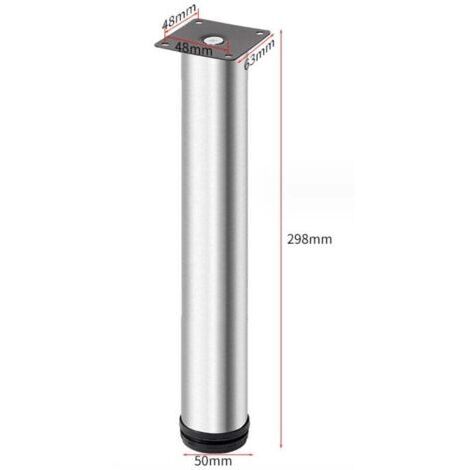 Forehill – Pieds de meuble réglables 300 mm – Acier inoxydable 304 – Hauteur ajustable 315 mm – Capacité portante renforcée – Lot de 4 (1/4)