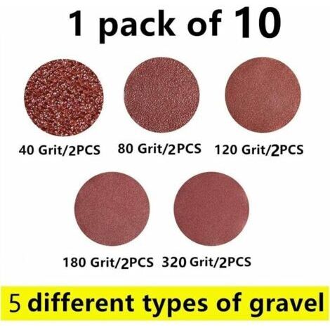 Bande abrasive 100x915 mm.5 sortes de gravier mixte (2X40 /80/120/180/320).Ensemble de Bandes Abrasives,pour ponceuses à bande, métal,bois,polissage (10 pièces) (1/4)