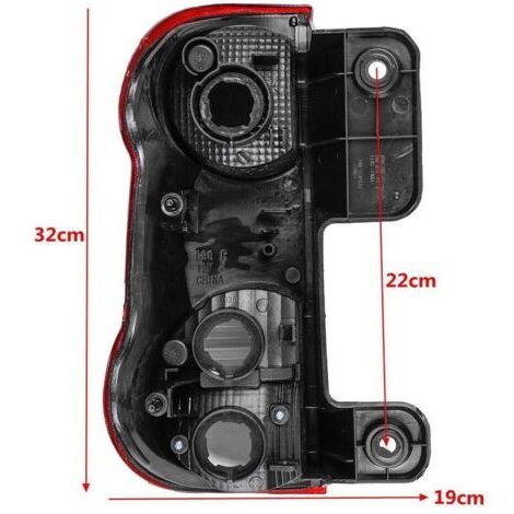 FOREHILL Feux arrière de voiture haute luminosité gauche droite feu Stop feu arrière assemblage pour NV200 26555 JX31A (1/4)