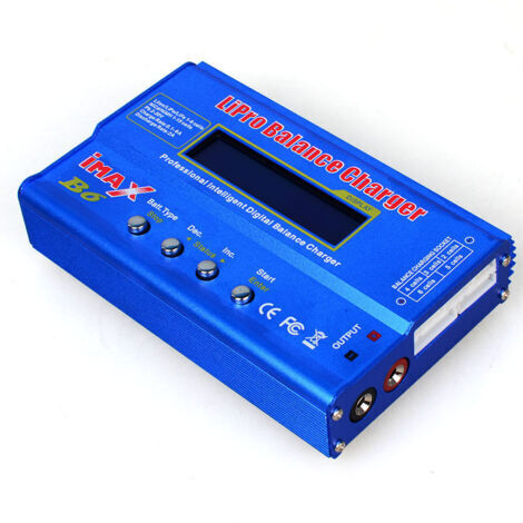 Lipo Chargeur 80 W 6 A Professional Balance High Power pour LiPo/Li-Ion/Life (1-6S), NiMH/NiCd (1-15S) (1/4)