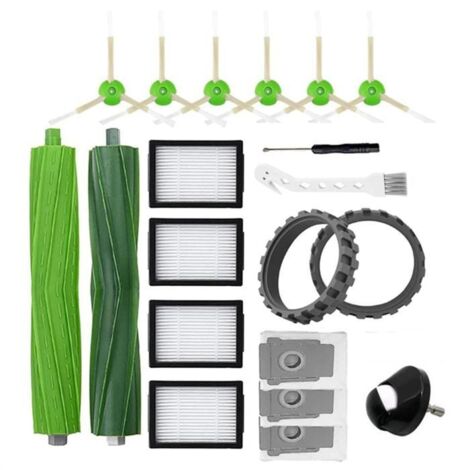 Kit de Remplacement pour IRobot Roomba I7 I7+ I3 I3+ I4 I4+ I6 I6+ I8 I8+ J7 J7+/Plus E5 E6 E7 Robot Aspirateur PièCes (1/5)