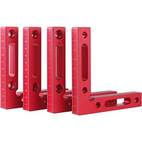 Localisateur de règle carrée pour le travail du bois type A rouge (1/5)