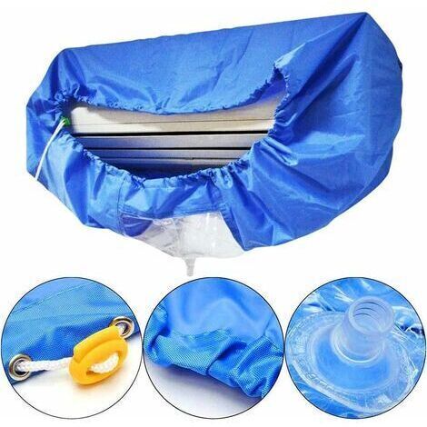 Housse de nettoyage pour climatiseurs, machine murale de nettoyage de poussière pour climatiseurs, housse de protection contre la poussière (1/4)