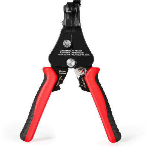 CHOYCLIT Pince à dénuder, pince à sertir multifonctionnelle pour dénuder le fil solaire photovoltaïque coupe-câble 2,5/4/6 mm² outils de sertissage à la main (1/5)