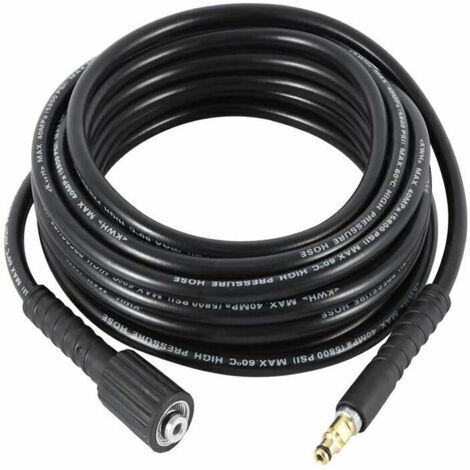 CHOYCLIT Convient pour Karcher K2 K3 K4 K5 8M tuyau de pulverisation de tuyau de nettoyage sous pression,Noir (1/5)