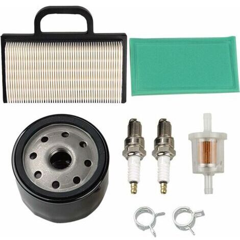 Choyclit – Filtre à air et kit d'entretien pour moteurs Briggs & Stratton Intek V-Twin 18-26 HP – Comprend filtre à huile, filtre à carburant, bougies d'allumage