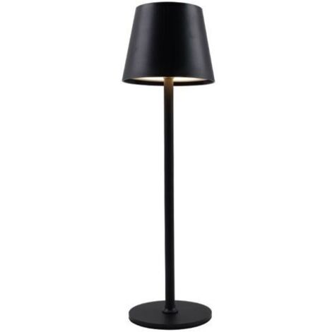 Lampe de bureau sans fil à intensité variable, LED tactile 3 couleurs, avec USB-C(Noir) (1/5)