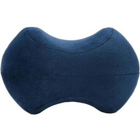 Coussin orthopédique en Mousse à mémoire de Forme for Genoux, Soutien et Protection des Jambes, soulageant la Douleur Coussin Entre Jambes pour Dormir(Dark Blue) (1/4)