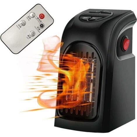 Chauffage d’appoint sans fil - Thermostat réglable - Réchauffe une pièce en quelques minutes - 400W (1/4)