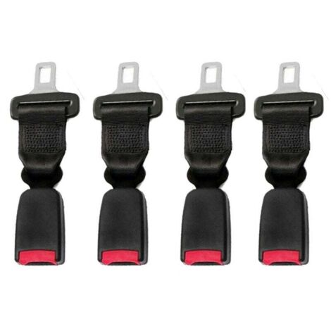 Rallonge Ceinture Sécurité Voiture, Extension de Ceinture de Sécurité, Ajusteur Ceinture de Sécurité Adapté aux Femme Enceinte/Obèse/Enfant(4pcs)