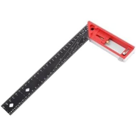 CSPARKV Règle de mesure multi-angle, pour le travail du bois, règle à Angle droit pour les ébénistes, dessin professionnel menuisiers de traçage