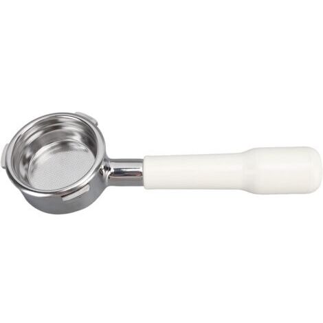 CCYKXA Porte-filtre sans fond de 58 mm, 3 oreilles, triple verrouillage, panier filtre amovible en acier inoxydable, poignée en noyer antidérapant, accessoires pour machine à expresso (1/5)