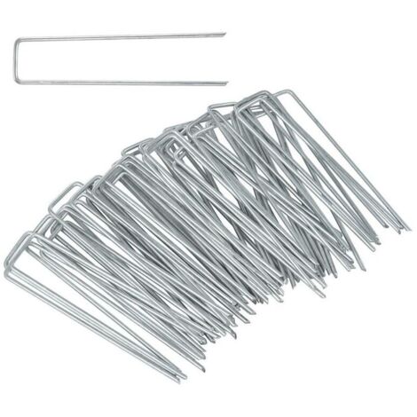 Piquets Ancrage au sol Ancrage au sol 150x30 mm Piquets de tente Lot de 100 (1/4)