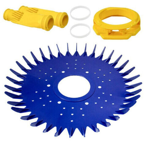 harmtty 1 Set W70329 Disque de nettoyeur de piscine facile à installer, jupe en caoutchouc souple avec diaphragme, A (1/5)